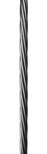 3M DBI-SALA Lad-Saf Swaged Cable 6115030, 3/8 Inch, Galvanized Steel, 140 m